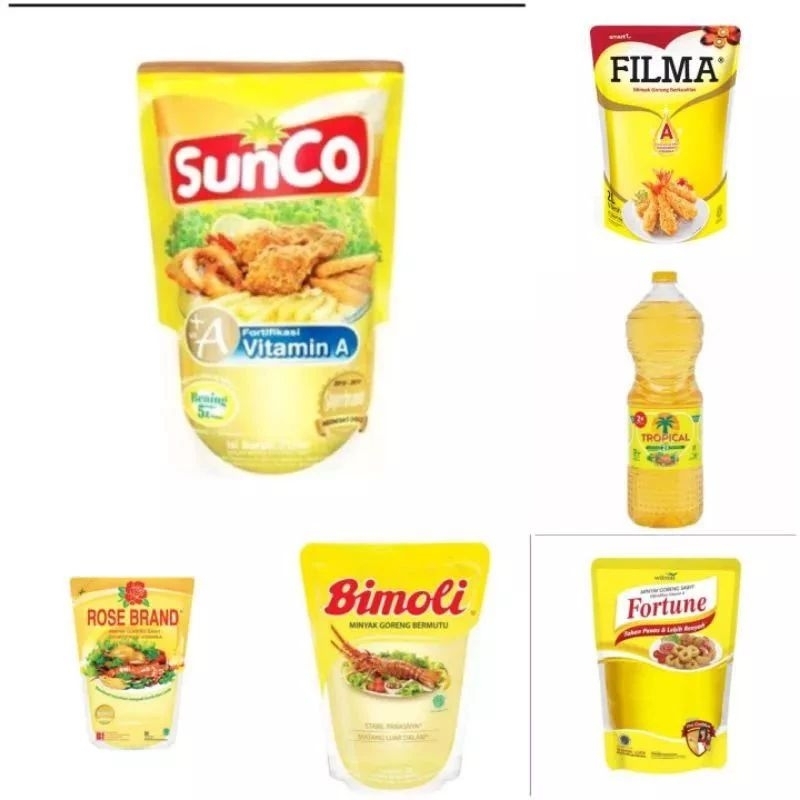 

DISKON 50% SAAT LIVE, 2 LITER MINYAK GORENG SUNCO, FILMA, BIMOLI, FORTUNE,