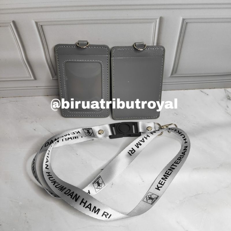 

TALI ID CARD 2 SLOT PENGAYOMAN / TALI NAME TAG KUMHAM / TALI ID CARD 2 SLOT PENGAYOMAN - KEMENKUMHAM