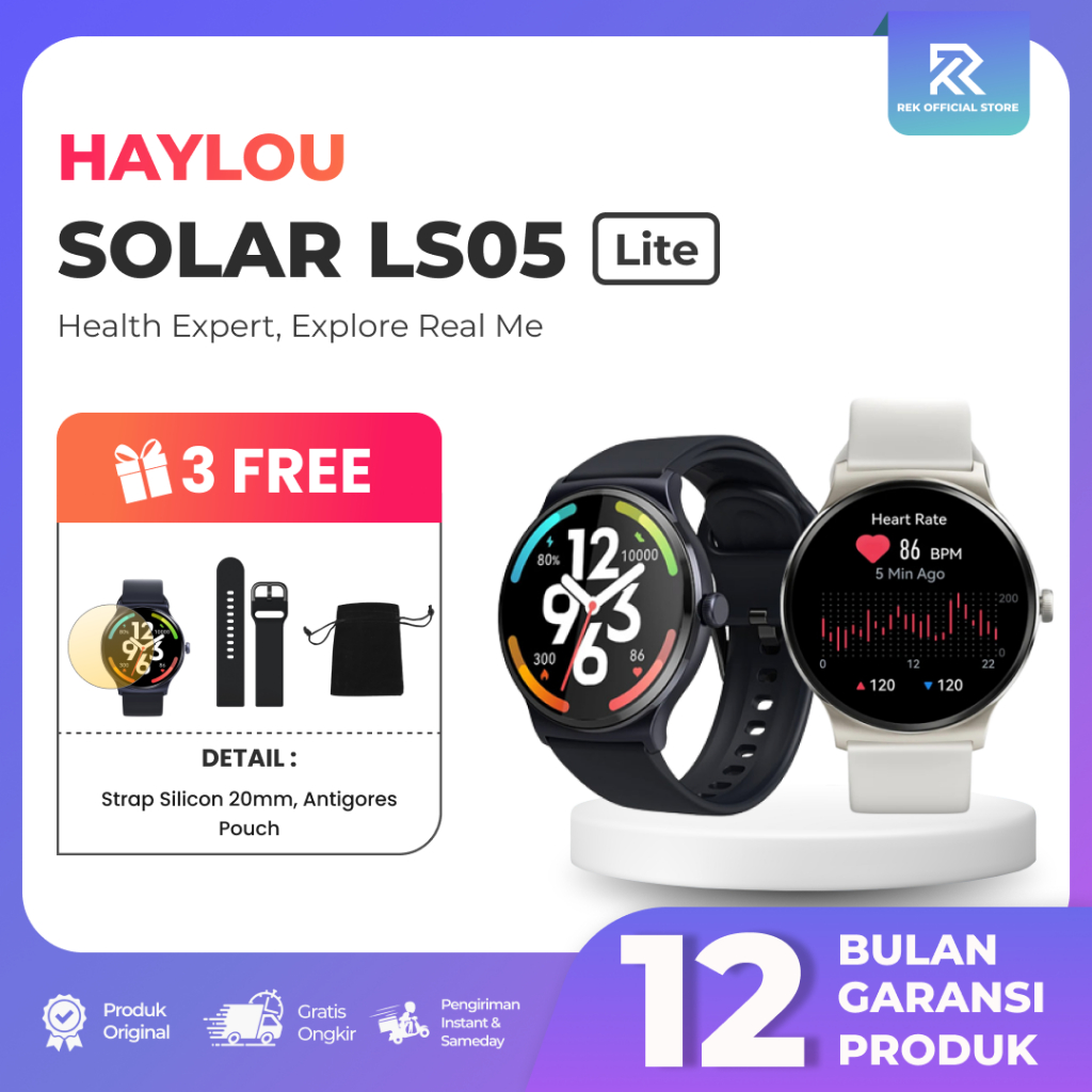 Haylou Solar Lite Smart Watch IP68 Sp02 1.38" Display