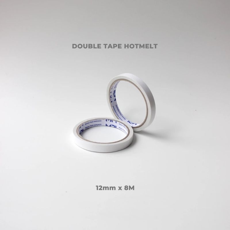 

Double Tape 12 mm MPI / Perekat Dua Sisi 1/2 Inch