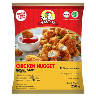 

Bartoz Chicken Nugget 250 Gr (NAGET AYAM)