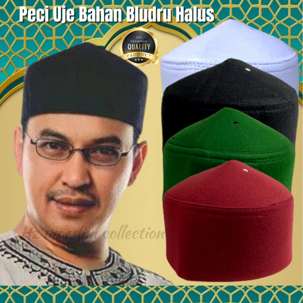 Peci Uje Peci Bludru Peci Uje Polos songko Kopyah TERMURAH