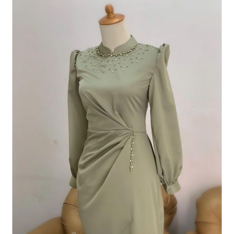 dresss kondangan slim#dress seragaman#dress hajatan#