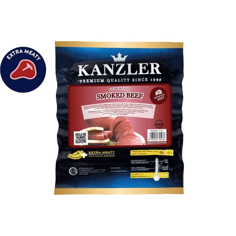 

KANZLER SMOKED BEEF 250gr