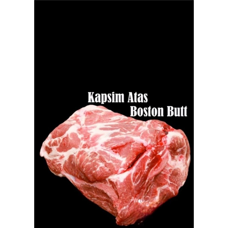 

Kapsim Atas 500 gram / daging babi organik