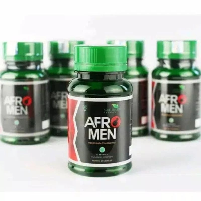 AFROMEN ORIGINAL OBAT PENAMBAH STAMINA PRIA DEWASA TERBAIK bpom HERBAL