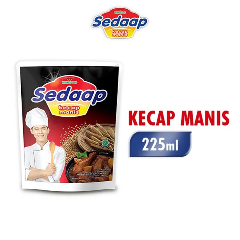 

2 pak Kecap manis sedap pouch (2 X 225ml)