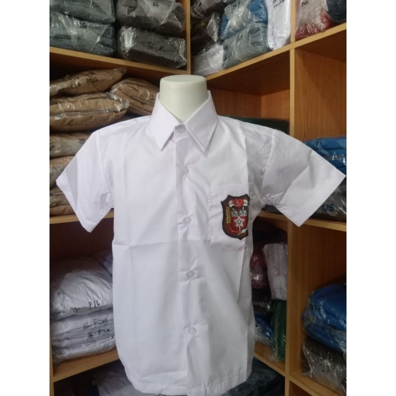Kemeja Anak SD Putih Lengan Pendek