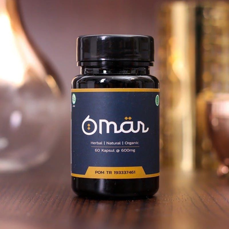 Omar-Omar obat herbal  Asli Original  Untuk Stamina Pria Dewasa  Isi 60 Capsul asli