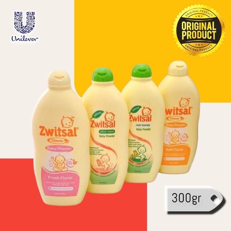 Zwitsal Baby Powder / Bedak Tabur Bayi Zwitsal - 300gram