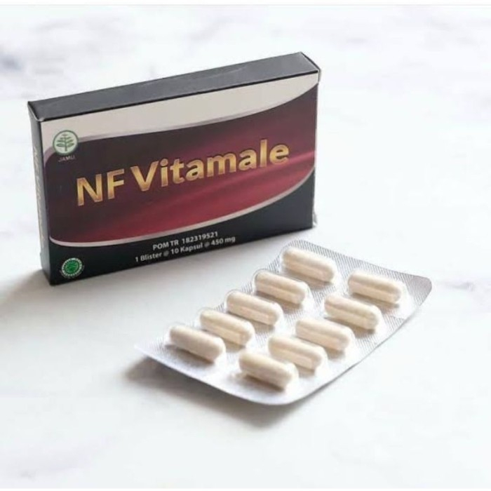 Banda Aceh NF VITAMALEe HWI Original Obat Kuat Herbal Tahan Lama Stamina Pria - 10 kapsul
