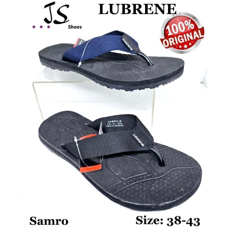 LUBRENE SAMRO - SANDAL JEPIT SPON PRIA DEWASA MERK LUBRENE