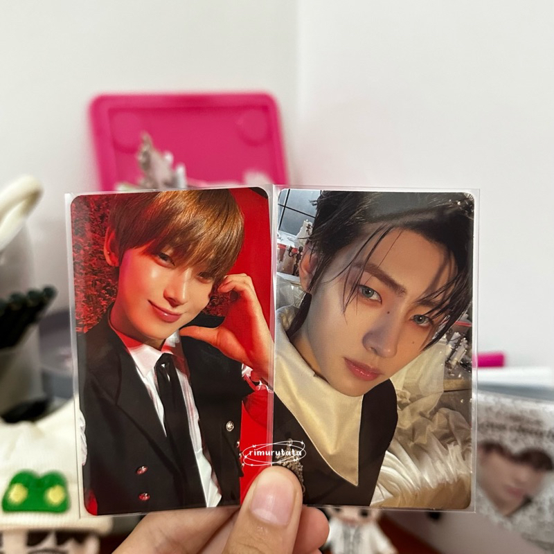 photocard sunoo dark blood broadcast showcase live sunghoon db engene selca