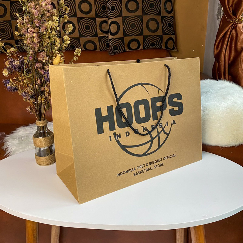 

Paper Bag Hoops Muat Box Sepatu Shopping Bag Mall Sport