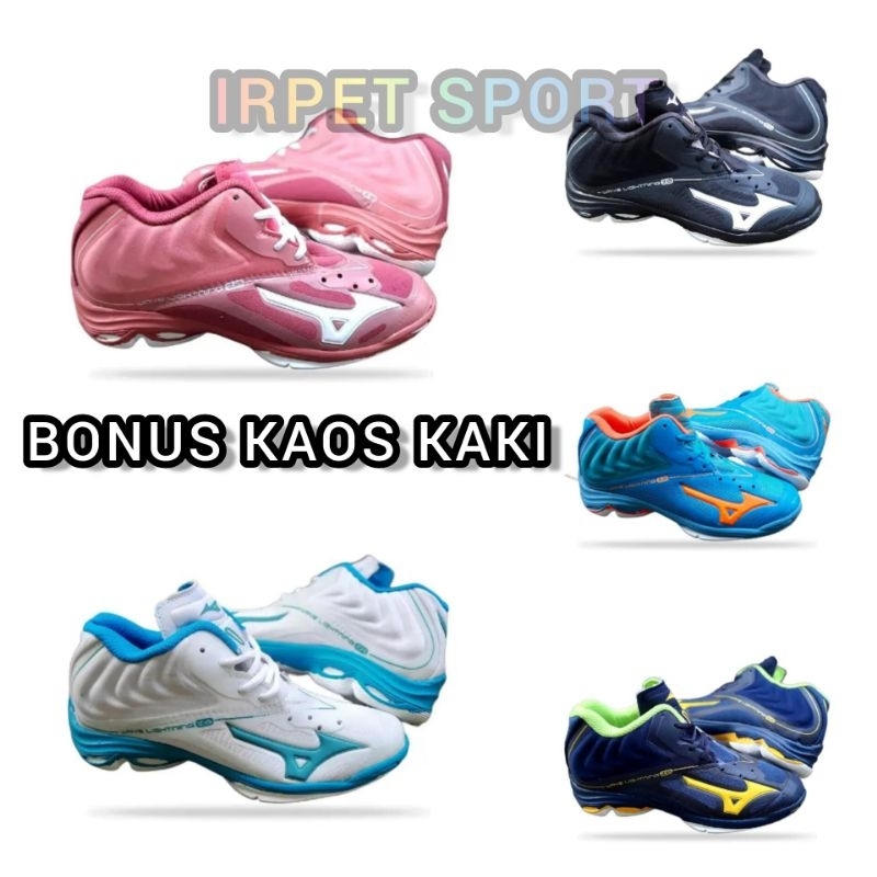 SEPATU MIZUNO WLZ 6 WANITA SEPATU VOLLY WANITA MIZUNO WAVE LIGHTNING Z6 TERLARIS SEPATU MIZUNO WANIT