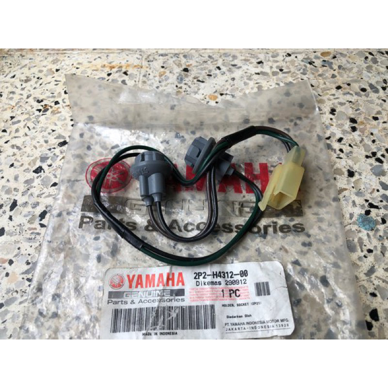 Holder Socket Fitting Soket Kabel Lampu Sein Sen Depan Jupiter Z New 2P2 Ori