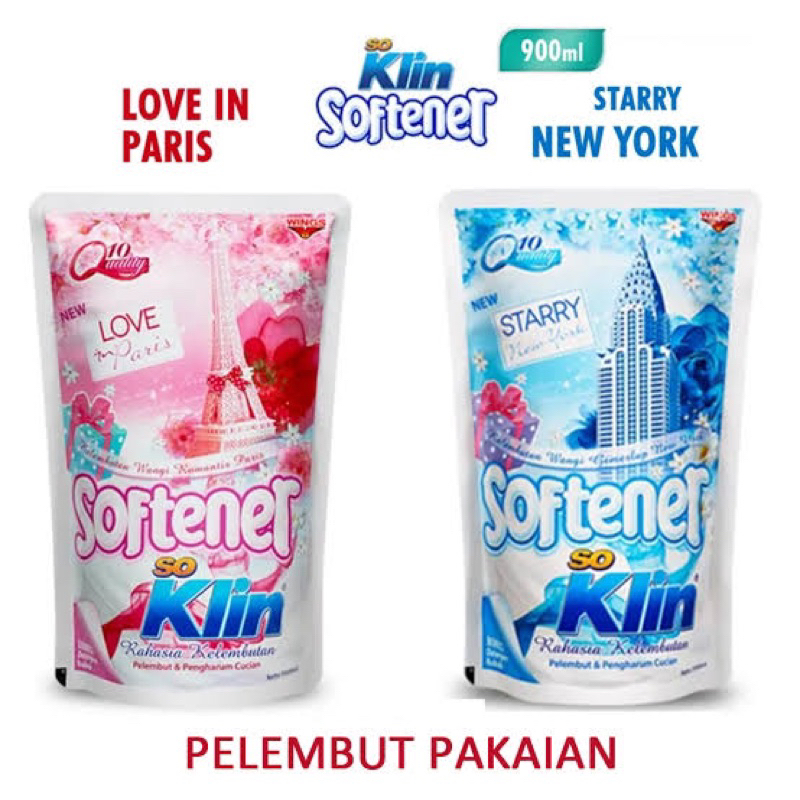 So klin pewangi softener 900 ml