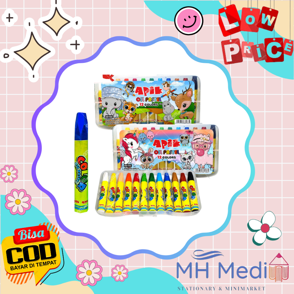 

Crayon Apik 12 Warna