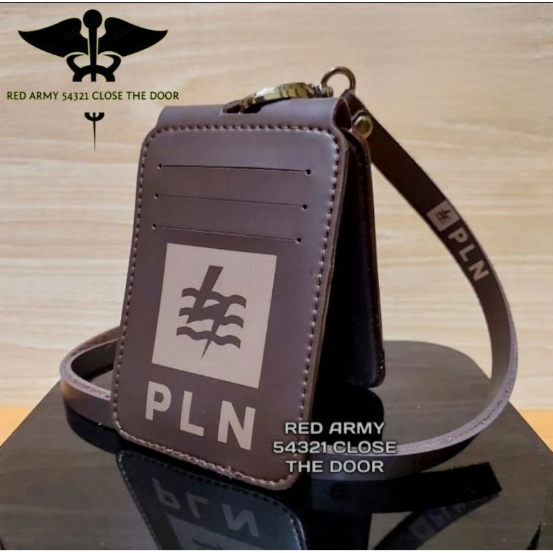 

ID Card Holder Tali Lanyard Name Tag Logo PLN Model Lipat