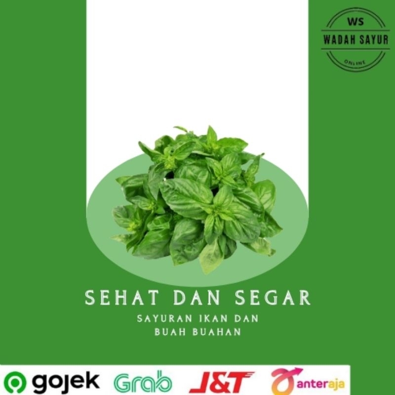 

Daun Kemangi ( Per 1 Ikat ) | Wadah Sayur Bogor
