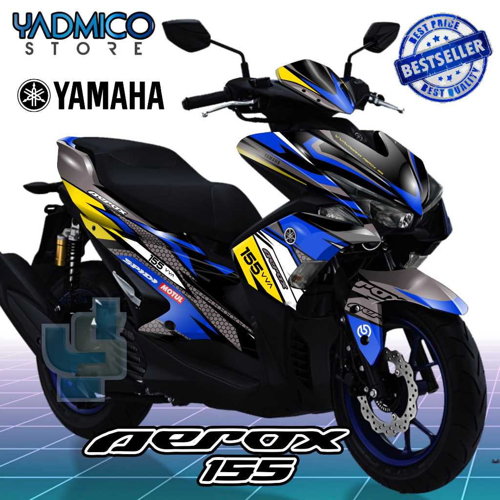 Decal Aerox 155 Old Full Body - Stiker Motor Aerox 155 Old Full Body - Decal Hologram Aerox 155 Old 