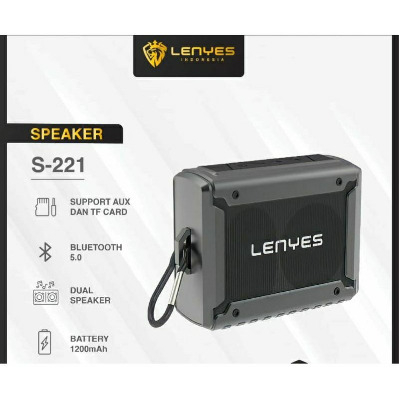 LENYES S-221 Speaker Bluetooth Portable Wireless Speker Mini Music Box S221