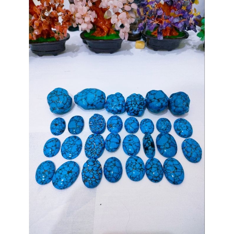 turquoise pirus persia batu akik batu rajah batu alam