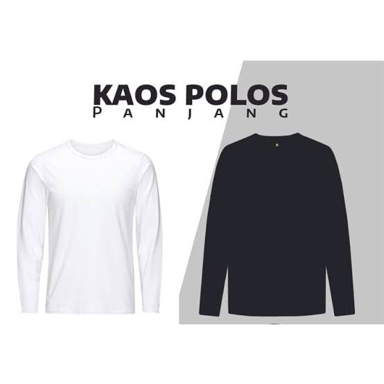 ( COD ) KAOS LENGAN PANJANG SUPER JUMBO OVERSIZE XXXL LD 130 - XXXXL LD 140 / KAOS POLOS / KAOS JUMB