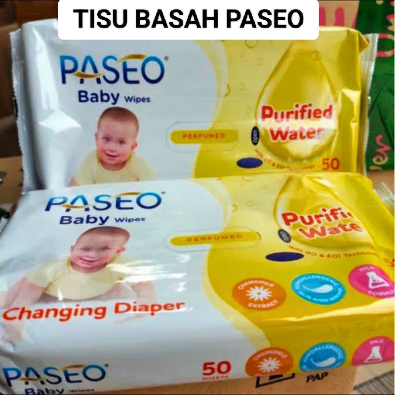 Tisu Basah Paseo baby