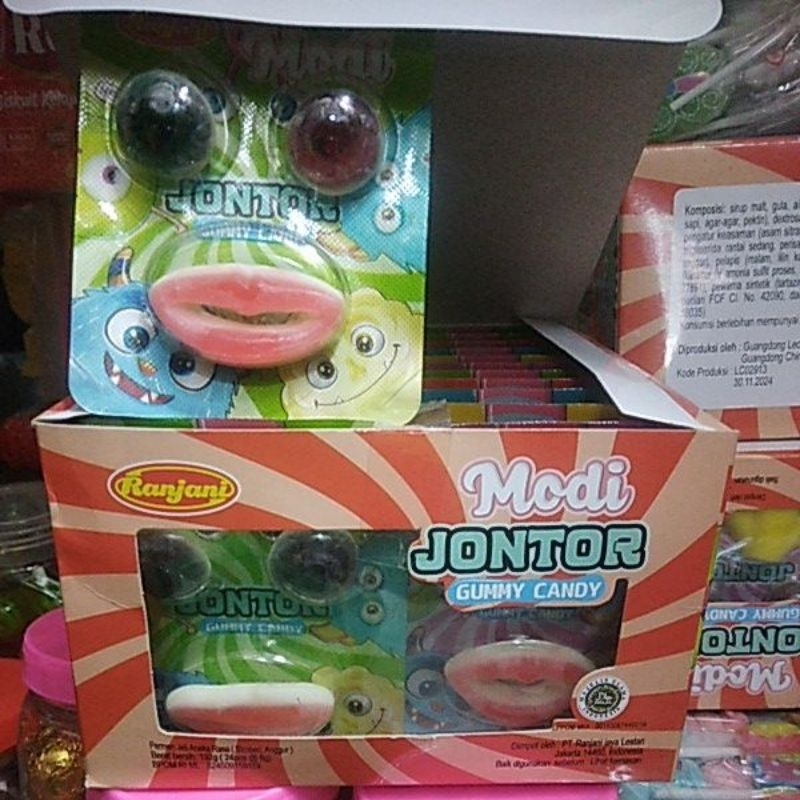

modi jontor gummy candy 24×8 g