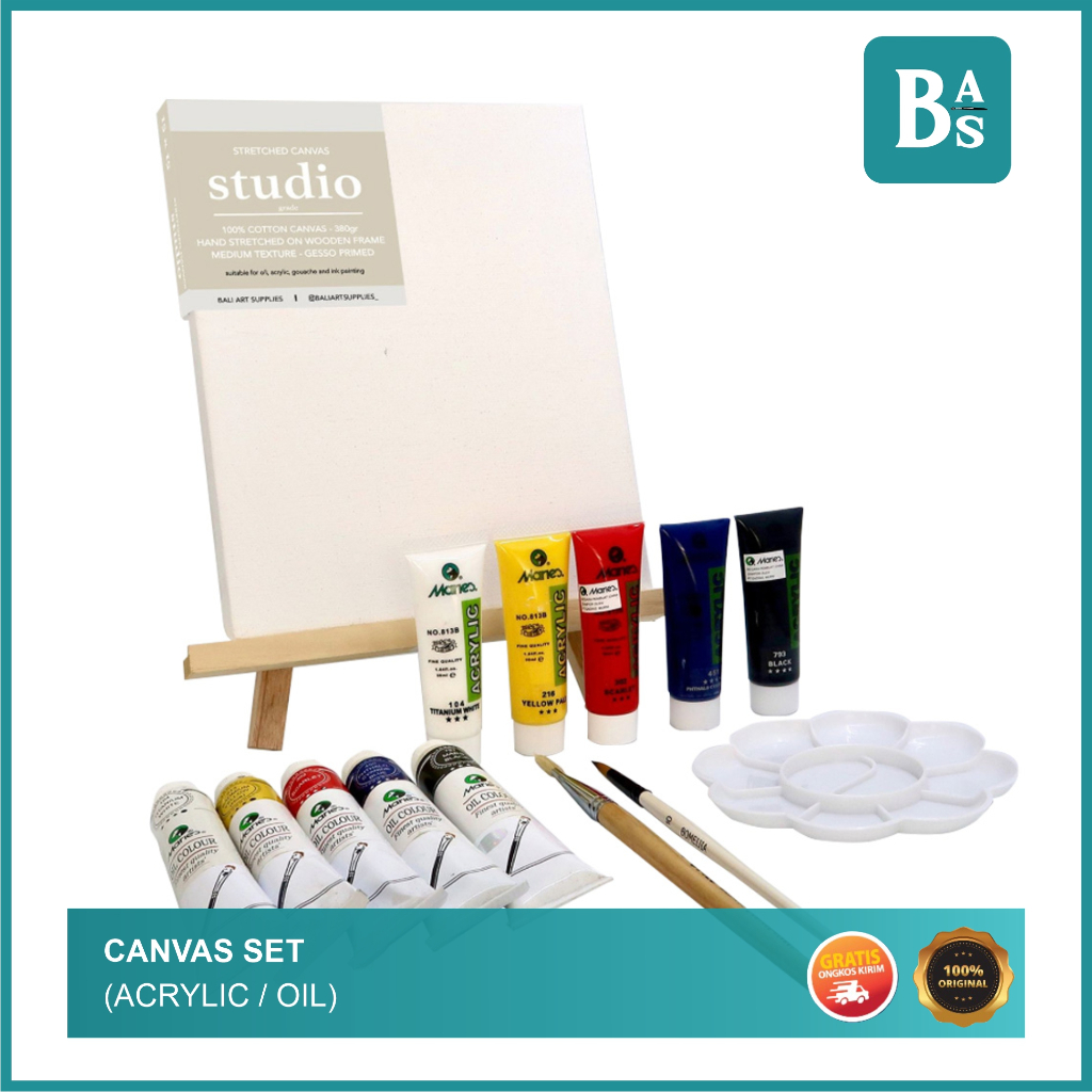 

Bali Art Supplies Canvas Set (Acrylic / Oil)