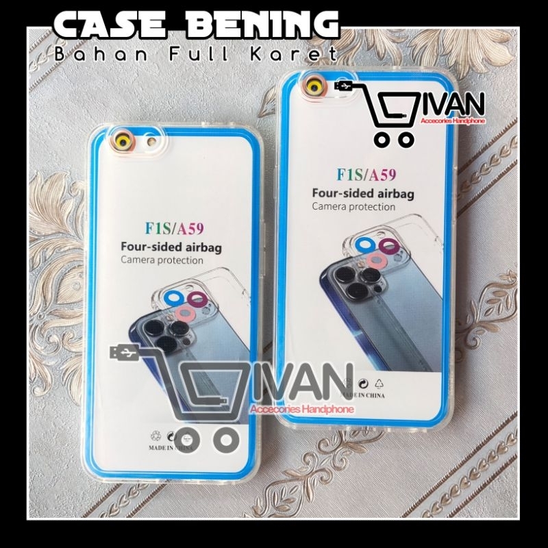 CASE BENING TRANSPARAN AIRBAG OPPO F1S