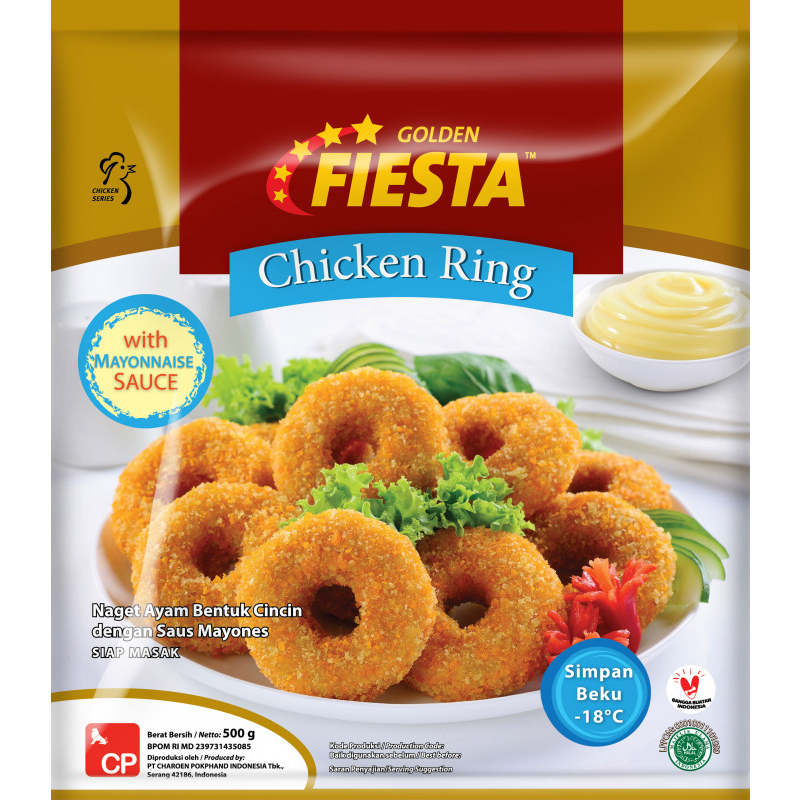 

Fiesta Golden Chicken Ring With Mayonnaise Sauce 500gram