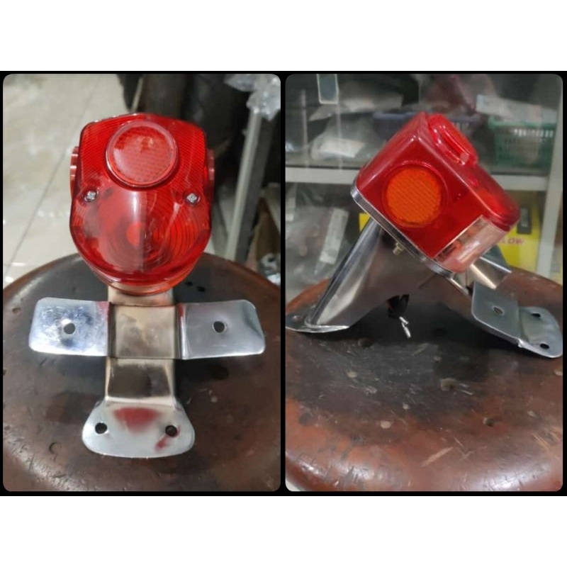 lampu stop motor mini, stoplamp custom british, motor trail vintage, universal