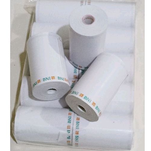 

Kertas Struk Thermal logo BNI 57x40mm Paket 10 Roll