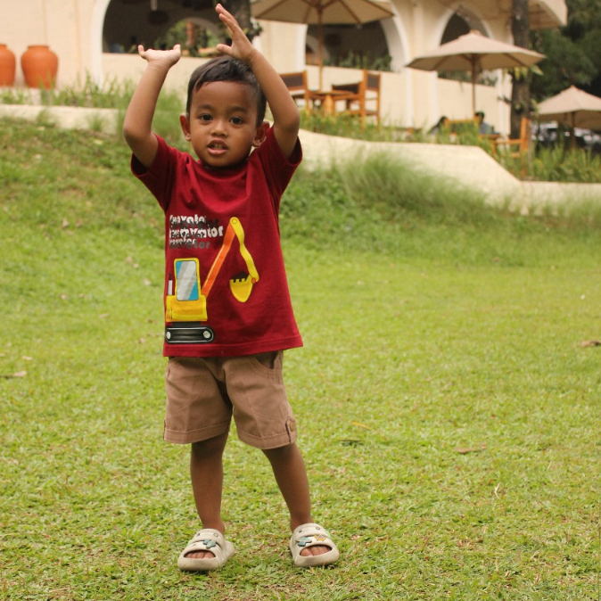 Kaos Anak laki-laki gambar Excavator