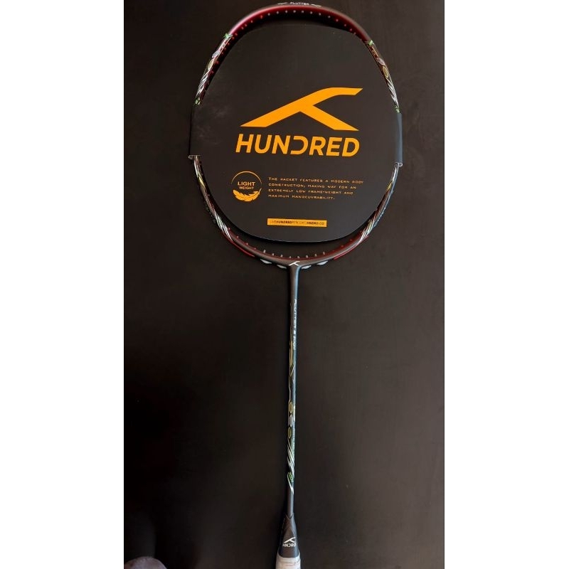 RAKET BADMINTON HUNDRED FLUTTER S ATTACK/ZOOM/CONTROL ORIGINAL
