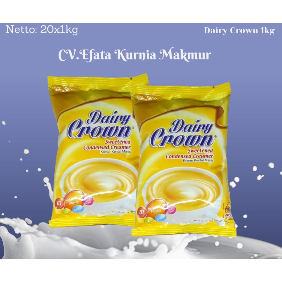 

Susu Krimer Kental Manis DAIRY CROWN - SKM (1Kg)