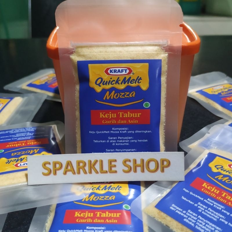 Keju Quickmelt Tabur Keju Mozzarela Mojarela Kering Keju Kraft Tabur Bukan Parmesan