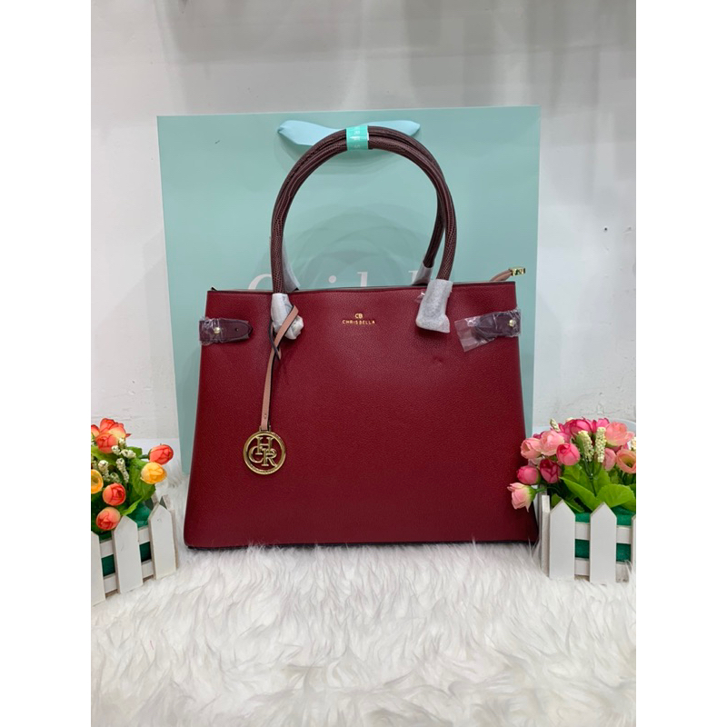 chrisbella tas wanita kapasitas besar handbag-tas kantor-selempang bag kode 7166