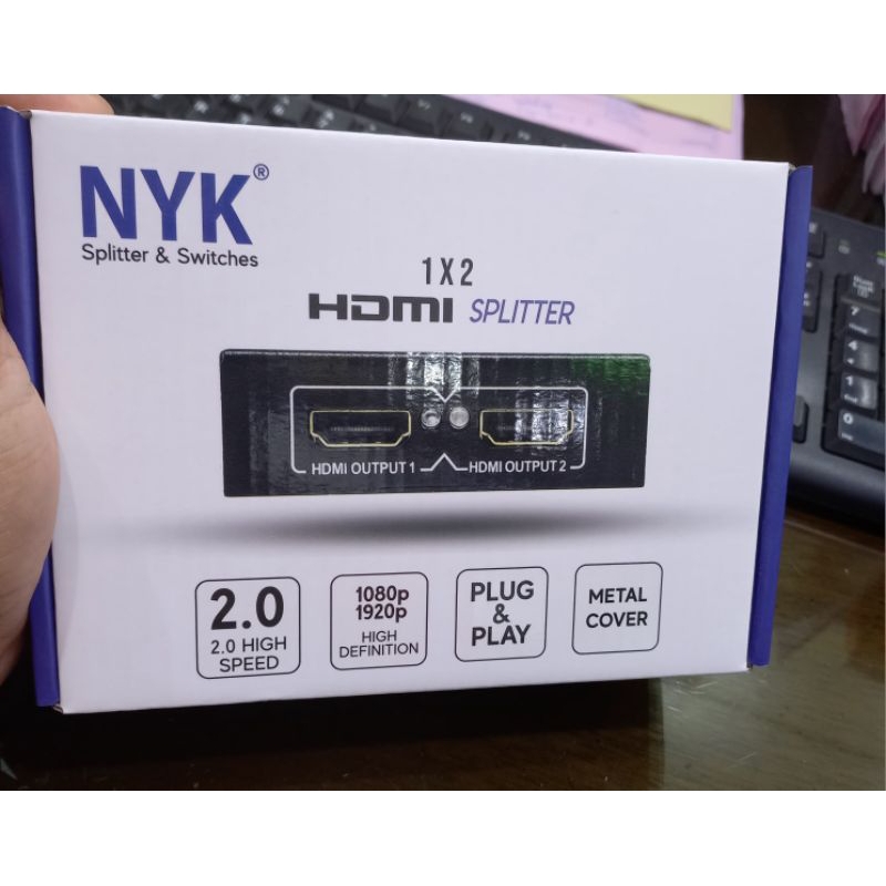 hdmi spliter 2 port nyk spliter hdmi