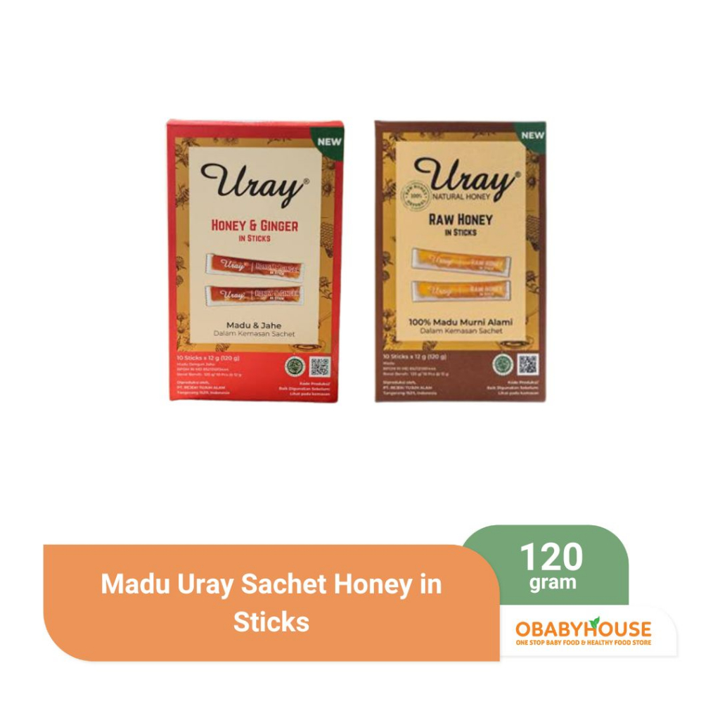 

Madu Uray Sachet Honey in Sticks 120 gr