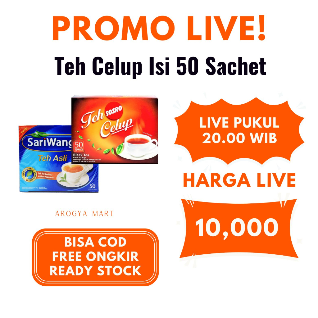 

Teh Celup Isi 50 Sachet