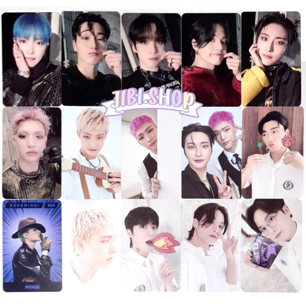 (photocard) ateez the world ep.2 outlaw bouncy official album pc photocard platform pob minirecord h