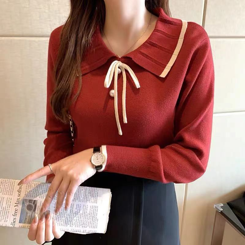 Miss H ~ 268 Pakaian Wanita Baju Atasan Lengan Panjang Import Manset Baju Wanita Premium Sweater