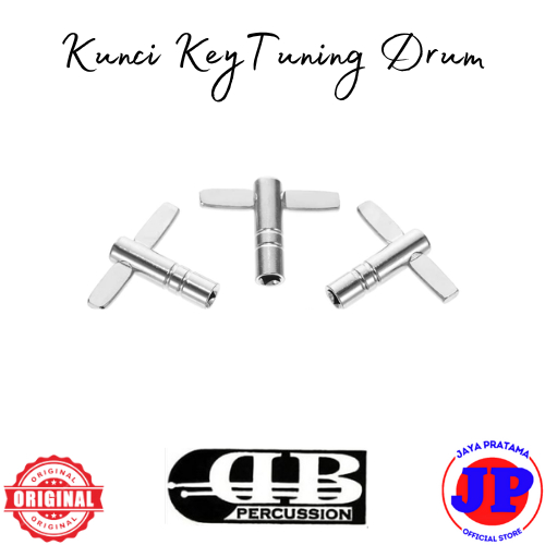 Kunci Tuning Drum Besi Chrome Lubang Gantungan Kunci DB-K01