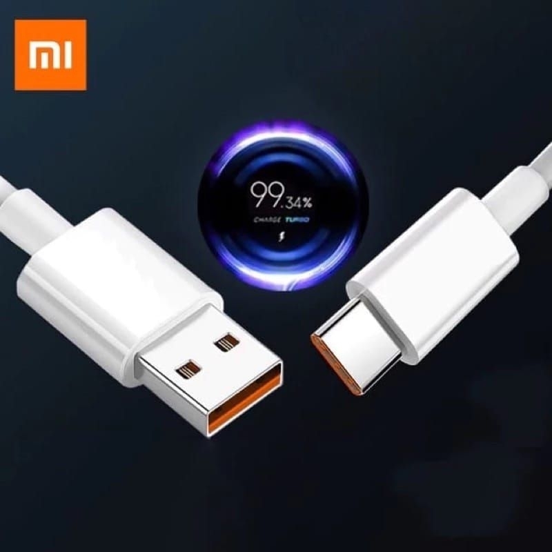 KABEL DATA XIAOMI TURBO FAST CHARGING USB TO TYPE C FAST CHARGING TURBO SUPPORT 33W/67W/120W SUPER F