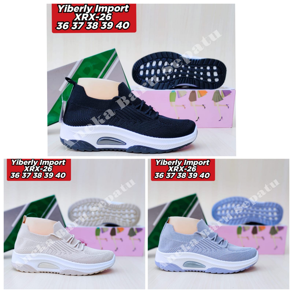 Sepatu Rajut Wanita Dewasa Model Tali Yiberly XRX-26