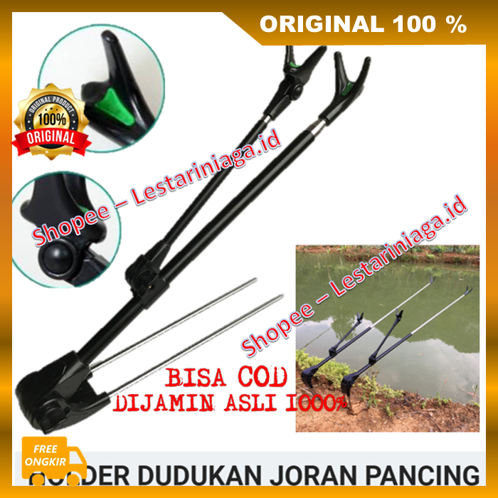 Stand Holder Joran Pancing Gagak Dudukan Joran Pancing Mancing Lebih Santai Dan Asik ORIGINAL