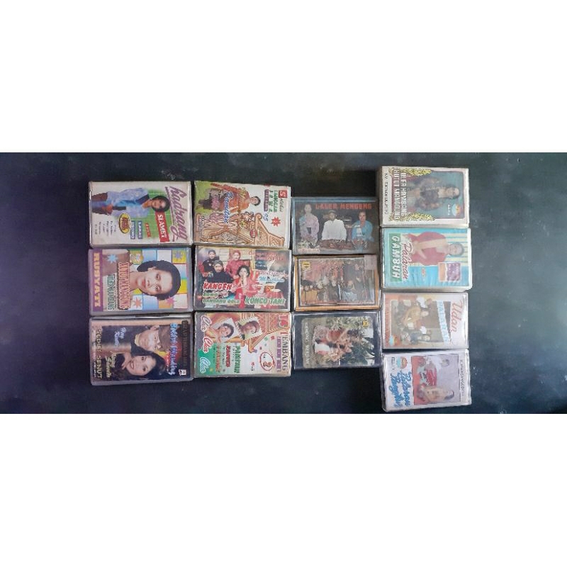KASET PITA JADUL VINTAGE MUSIK POP/KERONCONG/DANGDUT/CAMPURSARI/LANGGAM JAWA